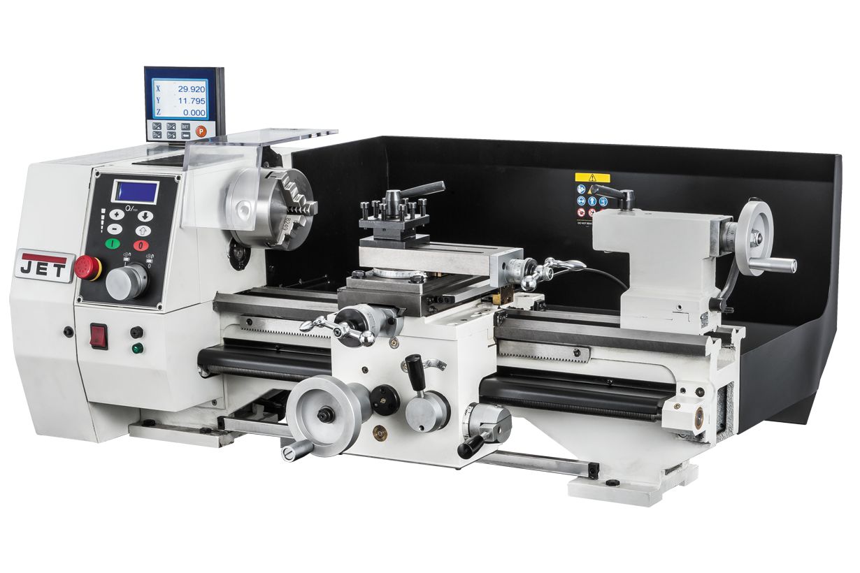 JET BD-8A DRO Настольный токарный станок по металлу с УЦИ (JET Дисконт) - (Демозал Москва)